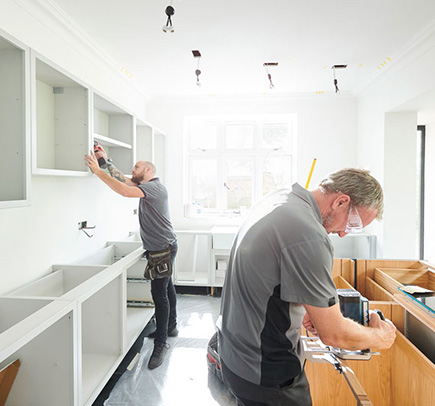 Residential cabinet refacing project
